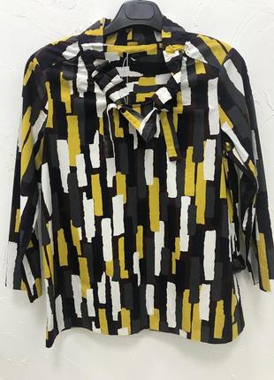 Яркая хлопковая блуза cos 36, 38, 42 размеры5 фото