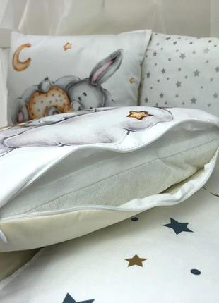 Комплект постельного белья baby comfort premium  8 элементов зайка3 фото