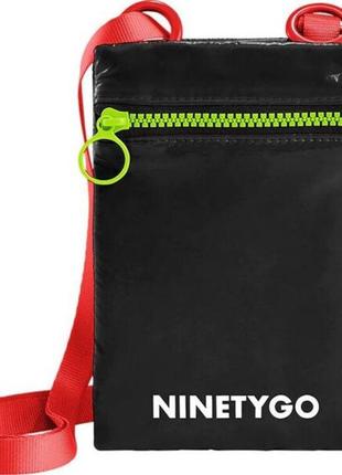 Сумка ninetygo double-sided mini crossbody bag чорна