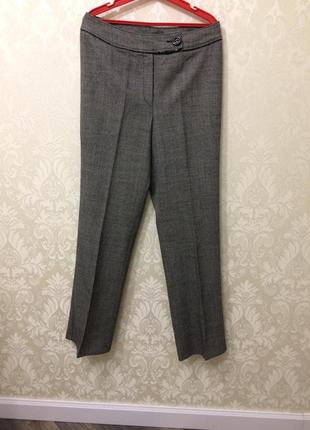 Шерстяные брюки со стрелками деловой стиль5 фото