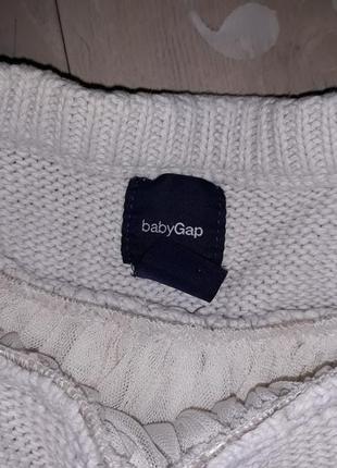 Стильная вязаная юбка baby gap на 1.5-3 года5 фото