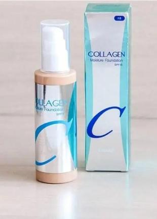 Увлажняющий тональный крем 13т enough collagen moisture foundation spf 15