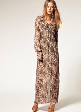 Платье леопардовый принт free people