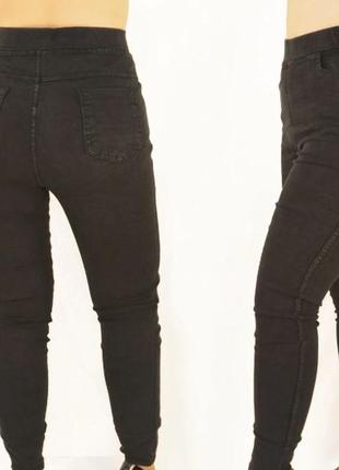Женские джинсы джегинси на небольшом флисе большие размеры6 фото