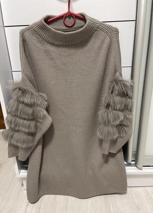 Кашемировый брендовий светр