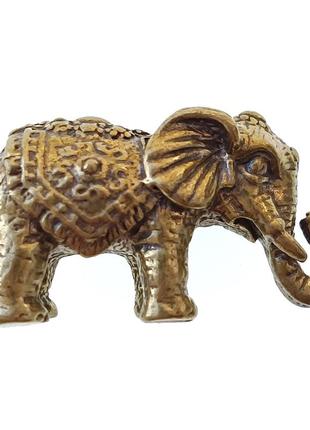 Статуетка слон хобот вгору 2,5х5 см жовта (c4796)
