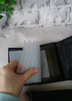Чоловічий шкіряний гаманець портмоне шкіряне5 фото