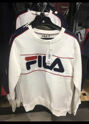 Біла толстовка fila5 фото