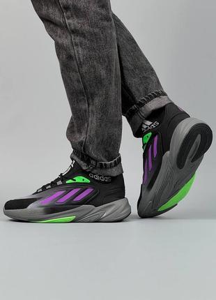 Adidas ozelia originals black purple, кроссовки адедас мужские, мужские кроссовки адидас10 фото