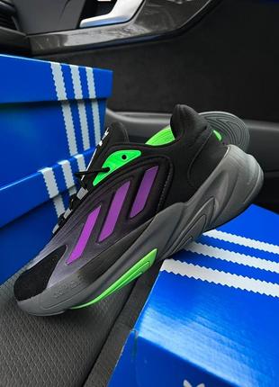Adidas ozelia originals black purple, кроссовки адедас мужские, мужские кроссовки адидас1 фото