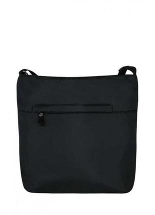 Легкая вместительная сумка а4. женская чёрная сумка через плечо. жіноча сумка4 фото