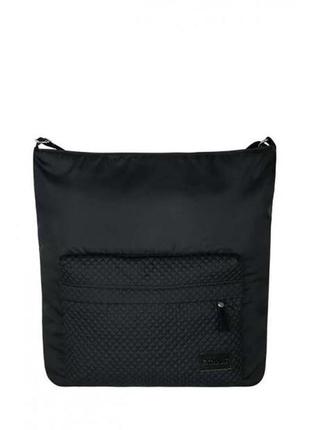 Легкая вместительная сумка а4. женская чёрная сумка через плечо. жіноча сумка6 фото