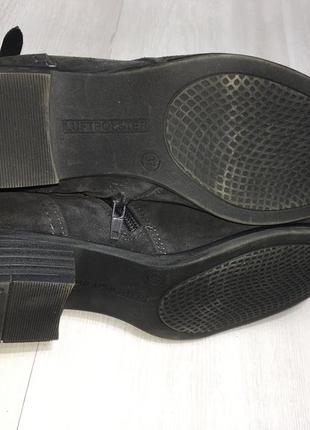 Фирменные замшевые женские кожаные сапожки ботинки luftpolster в виде zara5 фото
