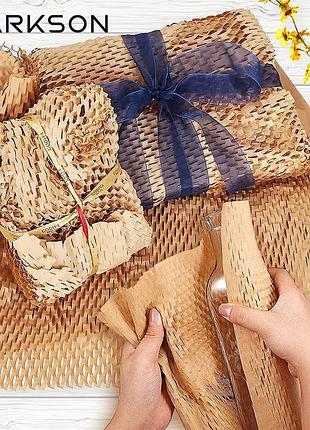 Сотовая упаковочная бумага оптом 38x100 kraft