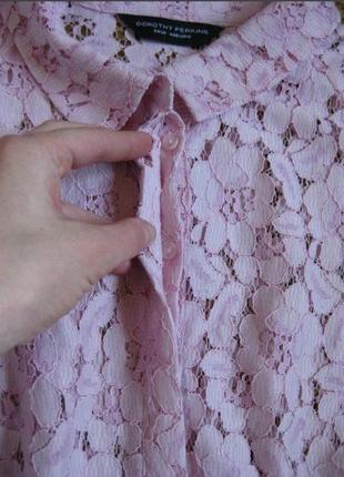 Ошатна ажурна блуза сорочка dorothy perkins 🌸 48eur/наш 50-52рр3 фото