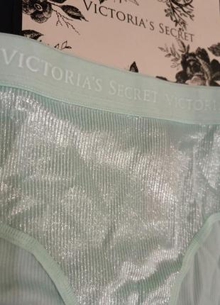 Оксамитовые трусики хипстеры лого л,хл,ххл victoria's secret виктория сикрет вікторія сікрет оригинал4 фото