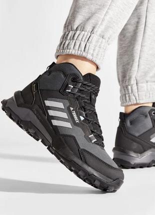 Кросівки adidas terrex ax4 mid gtx оригігал водонепроникні continental fz3149 чорні