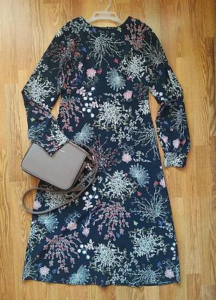 Супер платье с модным растительным принтом atmosphere
