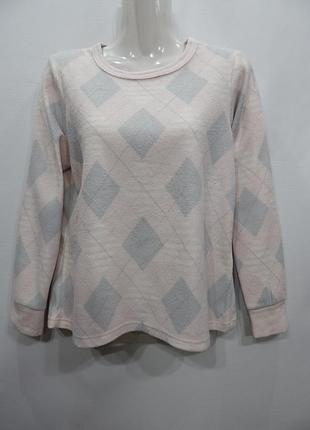 Женская домашняя флисовая кофта - реглан ukr 46-48 р., 220gf (только в указанном размере, только 1 шт)