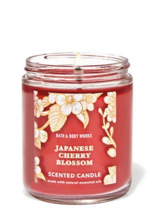 Свічка сакура сандал жасмин bath and body works ефірні олії на подарунок в києві