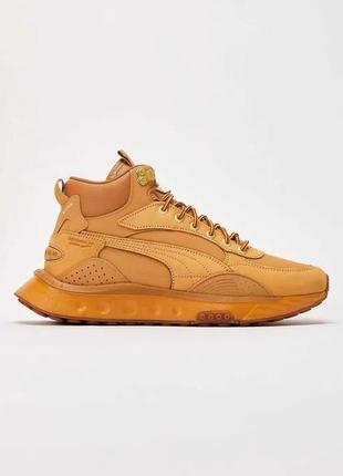 Puma wild rider mid high top, кросівки пума, кросовки пума, черевики пума, ботинки пума