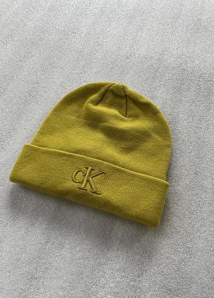 Новая зимняя шапка calvin klein ( ck hat ) с америки6 фото