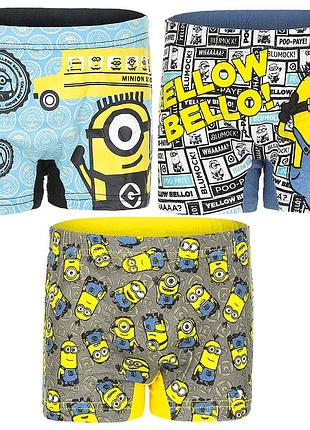 Брендові труси боксери з міньйоном на хлопчика, despicable me, sun city