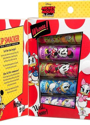 Набір бальзамів disney story book mickey mouse and friends