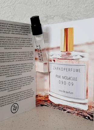 Zarkoperfume pink molecule 090.09✨original мініатюра пробник mini spray 2 мл книжка4 фото