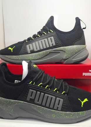 Кросівки чоловічі ( оригінал) puma softride premier so splatter 376957-01.2 фото