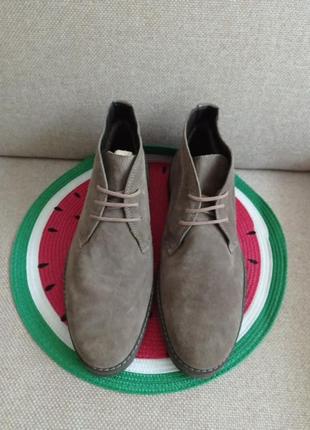 Черевики замшеві ботинки  1901 / manufacturing/ розм.43,44 італія оригінал3 фото