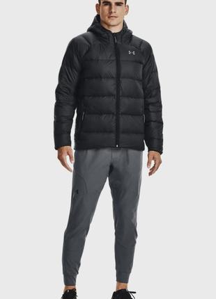 Under armour чоловічий чорний пуховик armour down 2.0 jkt2 фото