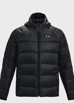 Under armour чоловічий чорний пуховик armour down 2.0 jkt5 фото