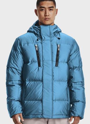 Under armour мужской голубой пуховик ua cgi down winterized jkt