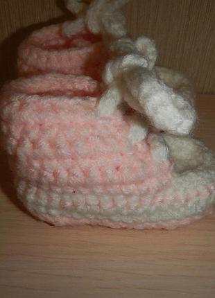 Пінетки ручної в'язки р. 16-17(10см)