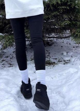 Уггі короткі ugg (чорний, рудий і світлий беж)