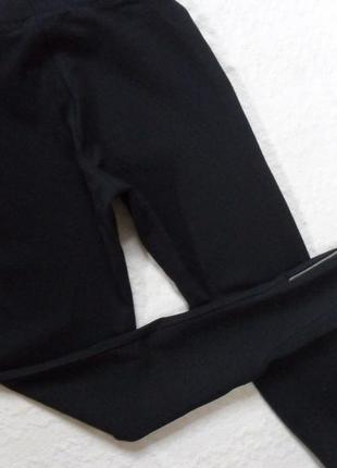 Стильные плотные черные леггинсы штаны скинни chicoree , 8-10 размер4 фото