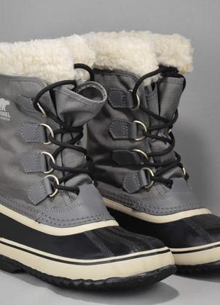 Sorel winter carnival waterproof термо черевики чоботи снігоходи зимові непромокаючі оригін 37р/23.52 фото