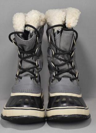 Sorel winter carnival waterproof термо черевики чоботи снігоходи зимові непромокаючі оригін 37р/23.54 фото