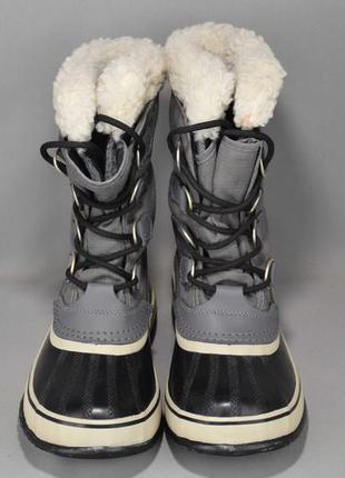 Sorel winter carnival waterproof термо черевики чоботи снігоходи зимові непромокаючі оригін 37р/23.53 фото