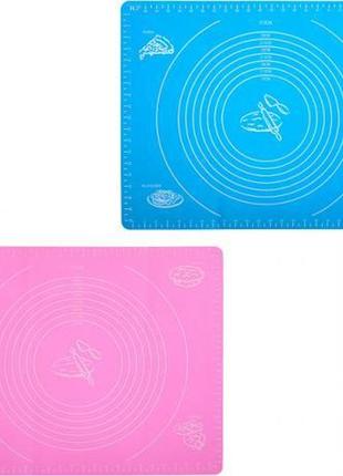 Килимок силіконовий для розкочування з розміткою 40*50см fy-4050