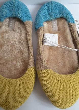 Тапочки, балетки, 37/38, stefanel, испания