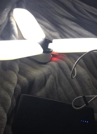 Светодиодная складная лампа-люстра led8 фото