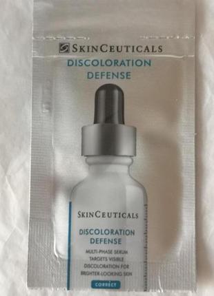 Сыворотка против пигментации и стойких пигментных пятен skinceuticals discoloration defense serum