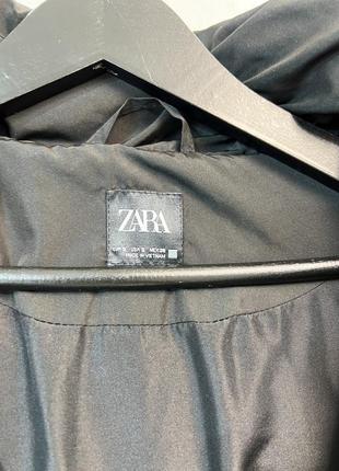 Куртка zara черная6 фото