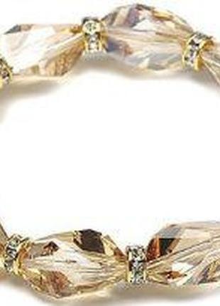 Браслет кристалл шампань (tb892)