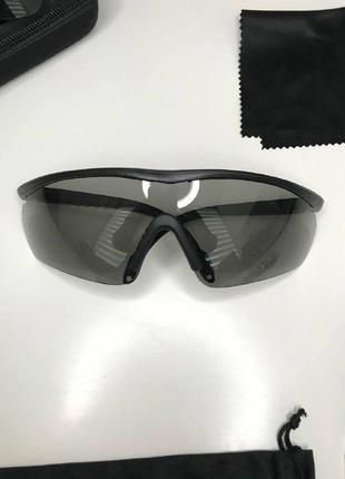 Комплект! тактичні окуляри балістичні окуляри 4 лінзи + чохол+шнурок тактические/балистические3 фото
