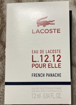 Lacoste eau de lacoste l.12.12 pour elle french panache