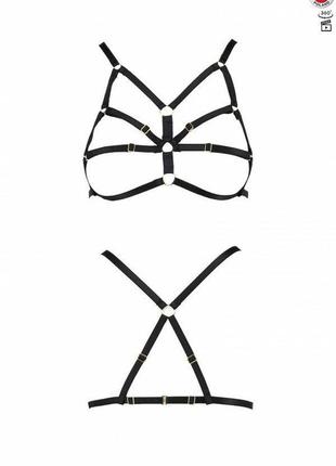 Бюстгальтер-стрепы armanda bra black xxl/xxxl - passion exclusive