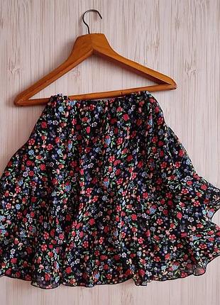 Спідниця. 40. l. юбка. спідниця. рюши. рюшки